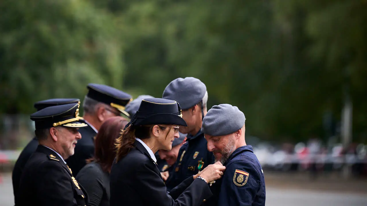 la Polic&iacute;a Nacional conmemora los Santos &Aacute;ngeles Custodios, patronos del cuerpo policial. PABLO LASAOSA