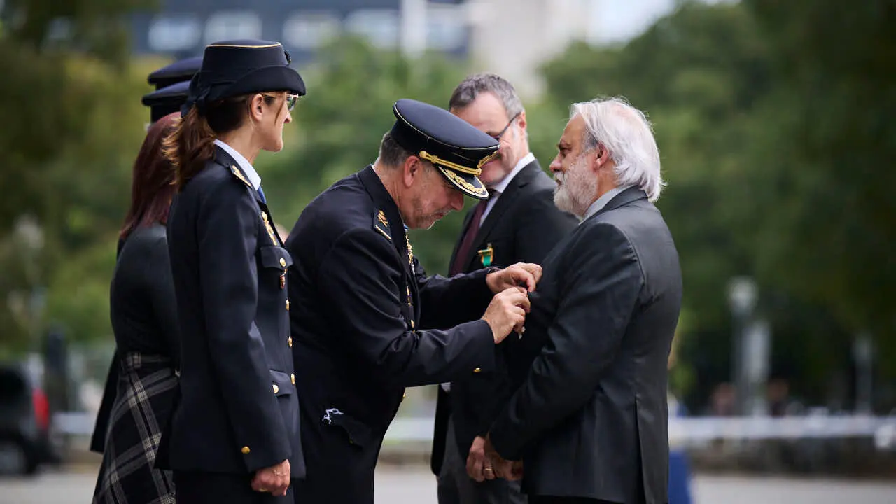 la Polic&iacute;a Nacional conmemora los Santos &Aacute;ngeles Custodios, patronos del cuerpo policial. PABLO LASAOSA