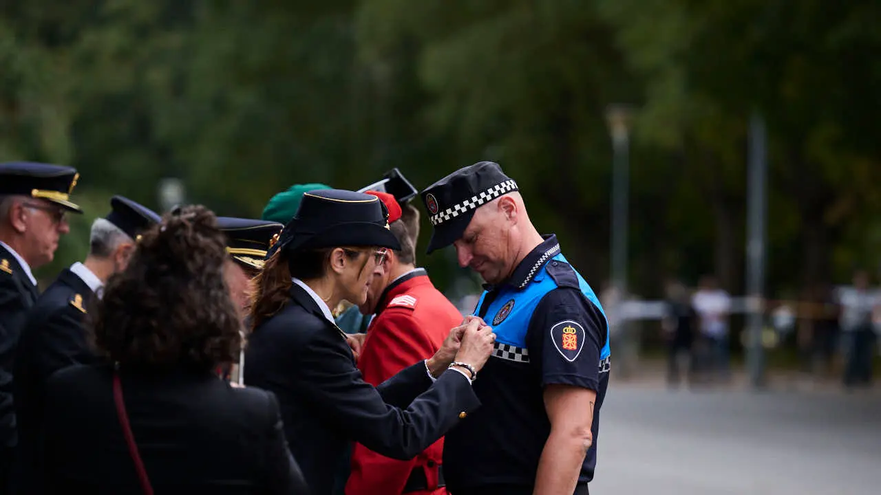la Polic&iacute;a Nacional conmemora los Santos &Aacute;ngeles Custodios, patronos del cuerpo policial. PABLO LASAOSA