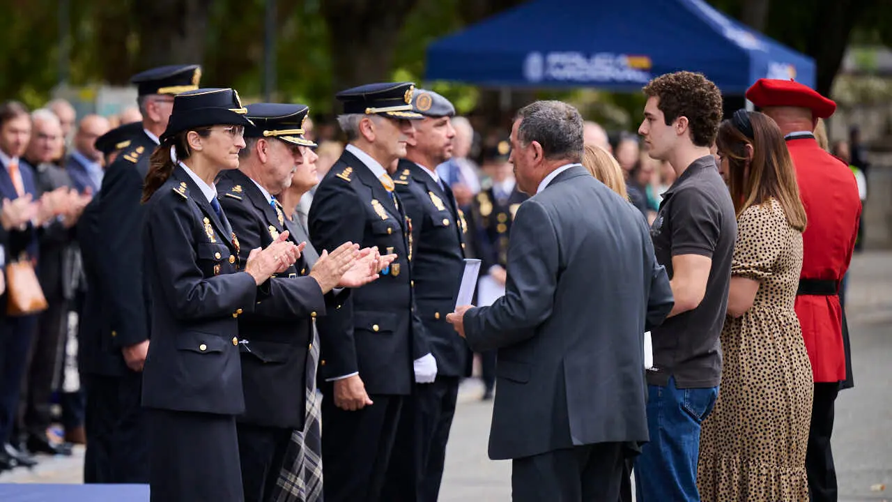 la Polic&iacute;a Nacional conmemora los Santos &Aacute;ngeles Custodios, patronos del cuerpo policial. PABLO LASAOSA