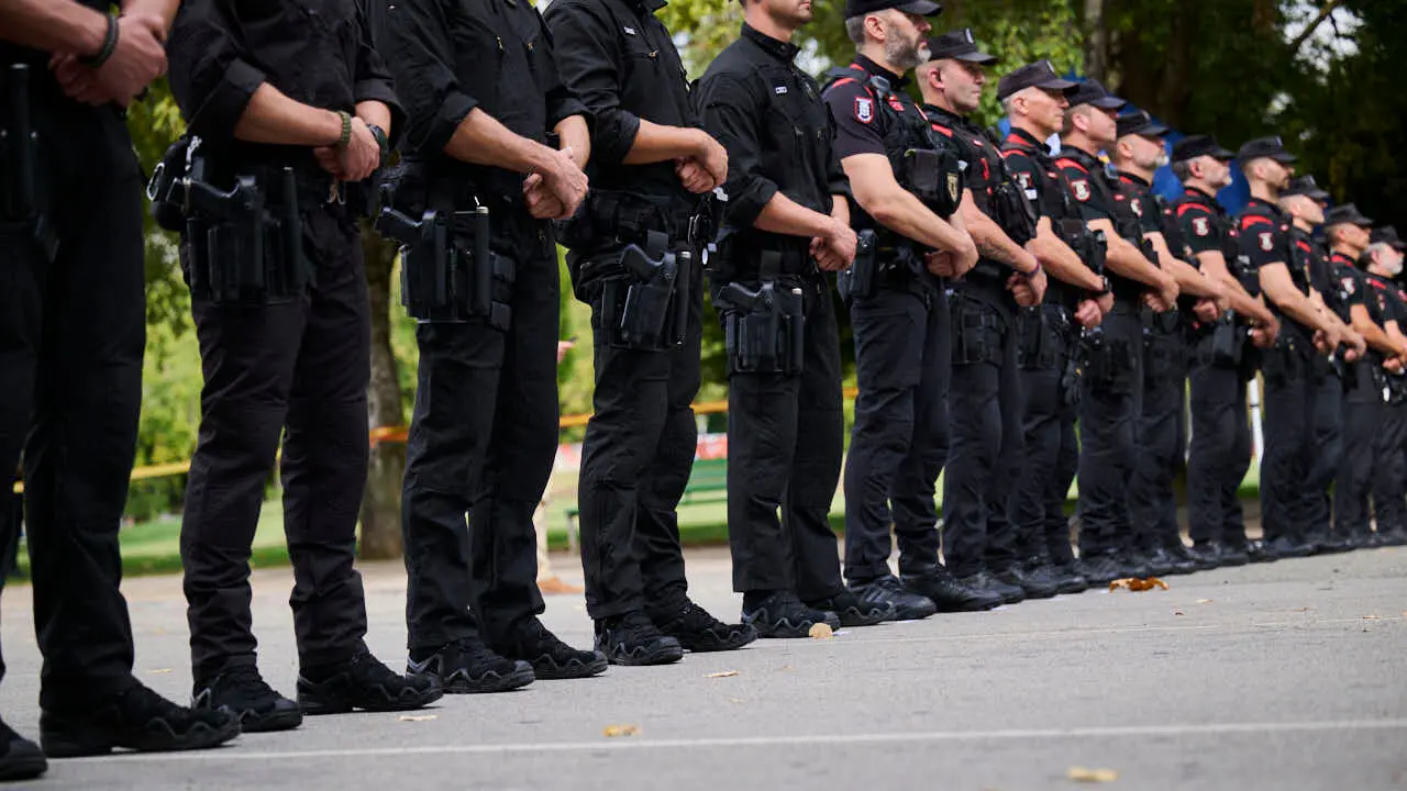 la Polic&iacute;a Nacional conmemora los Santos &Aacute;ngeles Custodios, patronos del cuerpo policial. PABLO LASAOSA