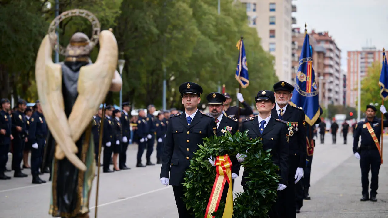la Polic&iacute;a Nacional conmemora los Santos &Aacute;ngeles Custodios, patronos del cuerpo policial. PABLO LASAOSA