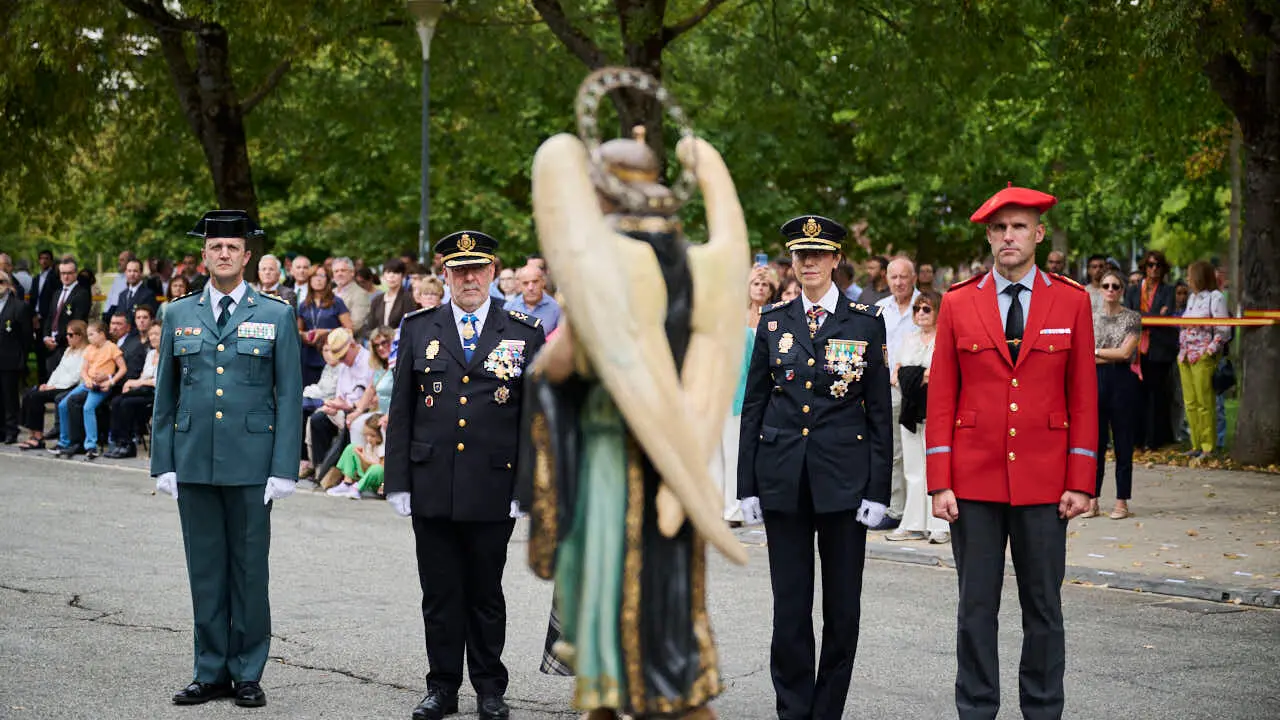 la Polic&iacute;a Nacional conmemora los Santos &Aacute;ngeles Custodios, patronos del cuerpo policial. PABLO LASAOSA