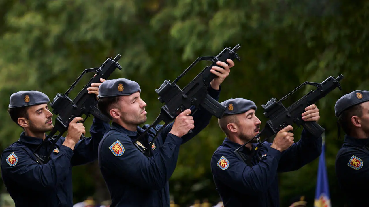 la Polic&iacute;a Nacional conmemora los Santos &Aacute;ngeles Custodios, patronos del cuerpo policial. PABLO LASAOSA