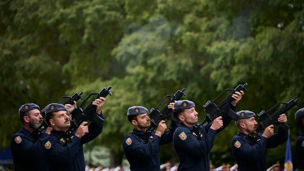 la Polic&iacute;a Nacional conmemora los Santos &Aacute;ngeles Custodios, patronos del cuerpo policial. PABLO LASAOSA