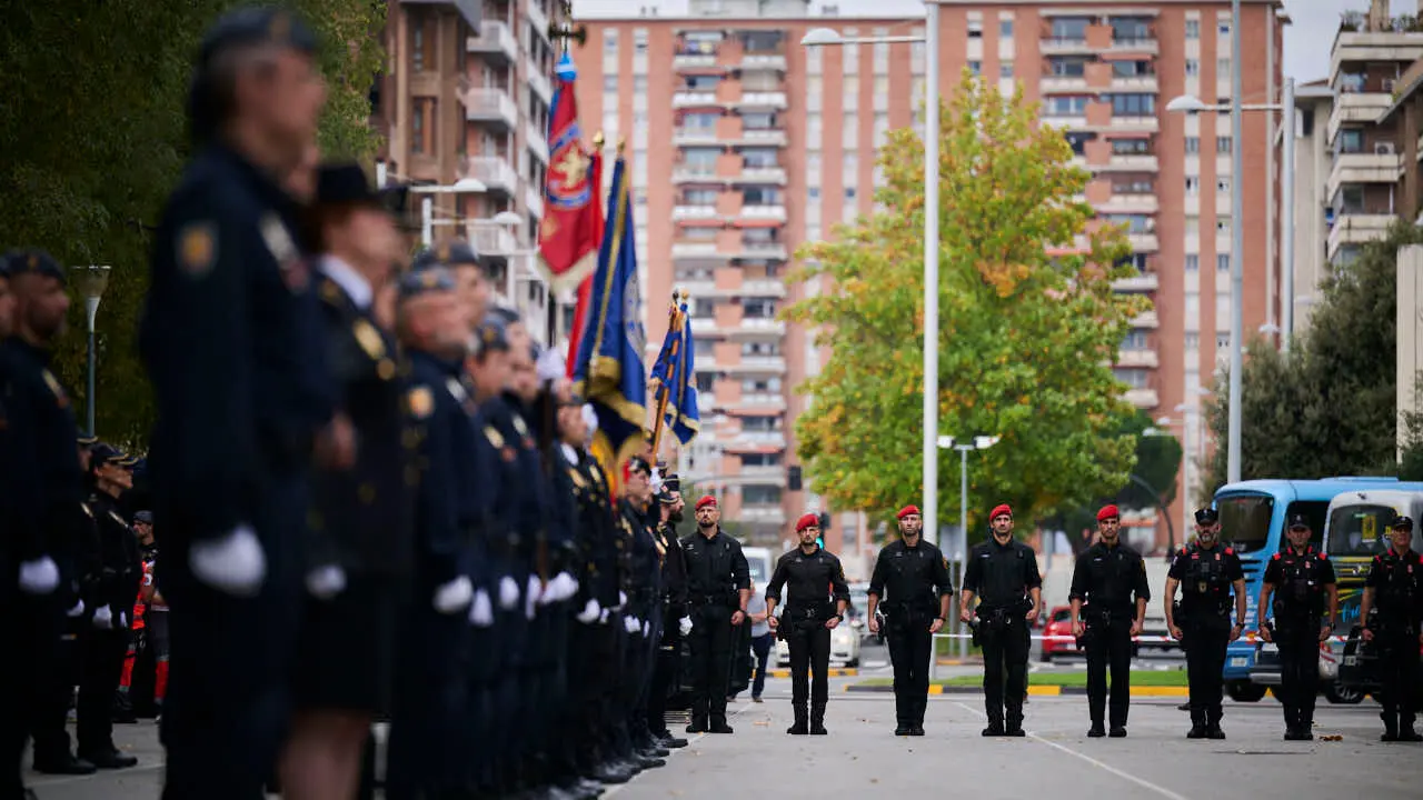 la Polic&iacute;a Nacional conmemora los Santos &Aacute;ngeles Custodios, patronos del cuerpo policial. PABLO LASAOSA