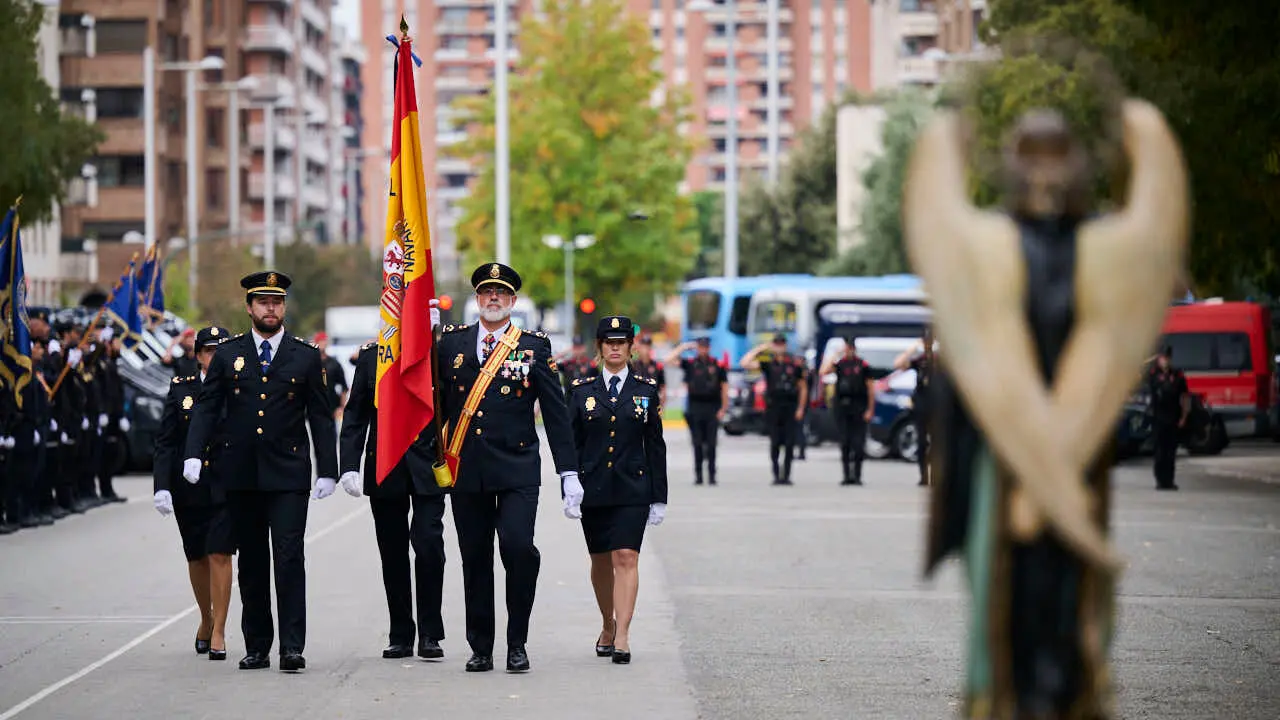 la Polic&iacute;a Nacional conmemora los Santos &Aacute;ngeles Custodios, patronos del cuerpo policial. PABLO LASAOSA