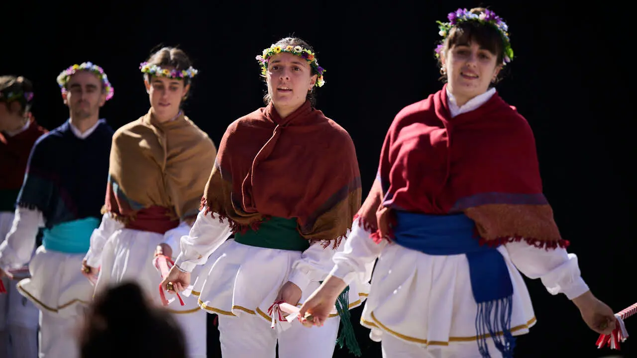 Festival intercultural de danza tradicional, organizado por Oberena dantza taldea. PABLO LASAOSA