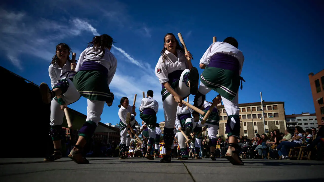 Festival intercultural de danza tradicional, organizado por Oberena dantza taldea. PABLO LASAOSA