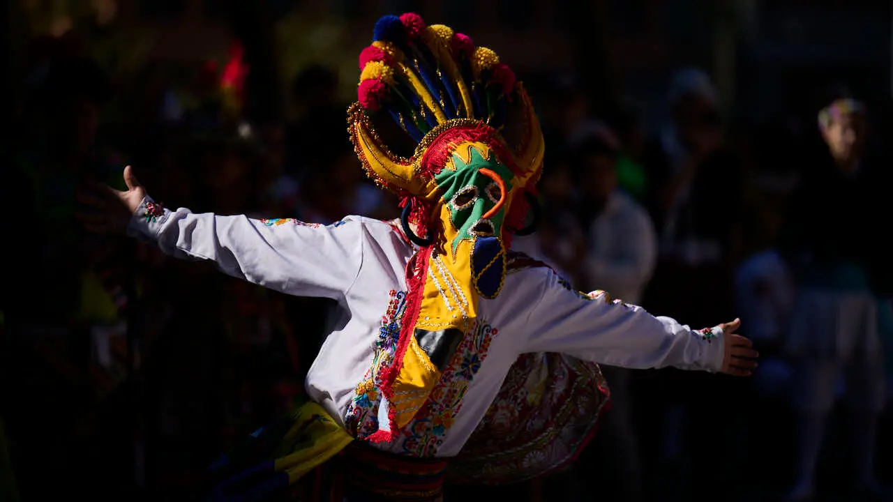 Festival intercultural de danza tradicional, organizado por Oberena dantza taldea. PABLO LASAOSA