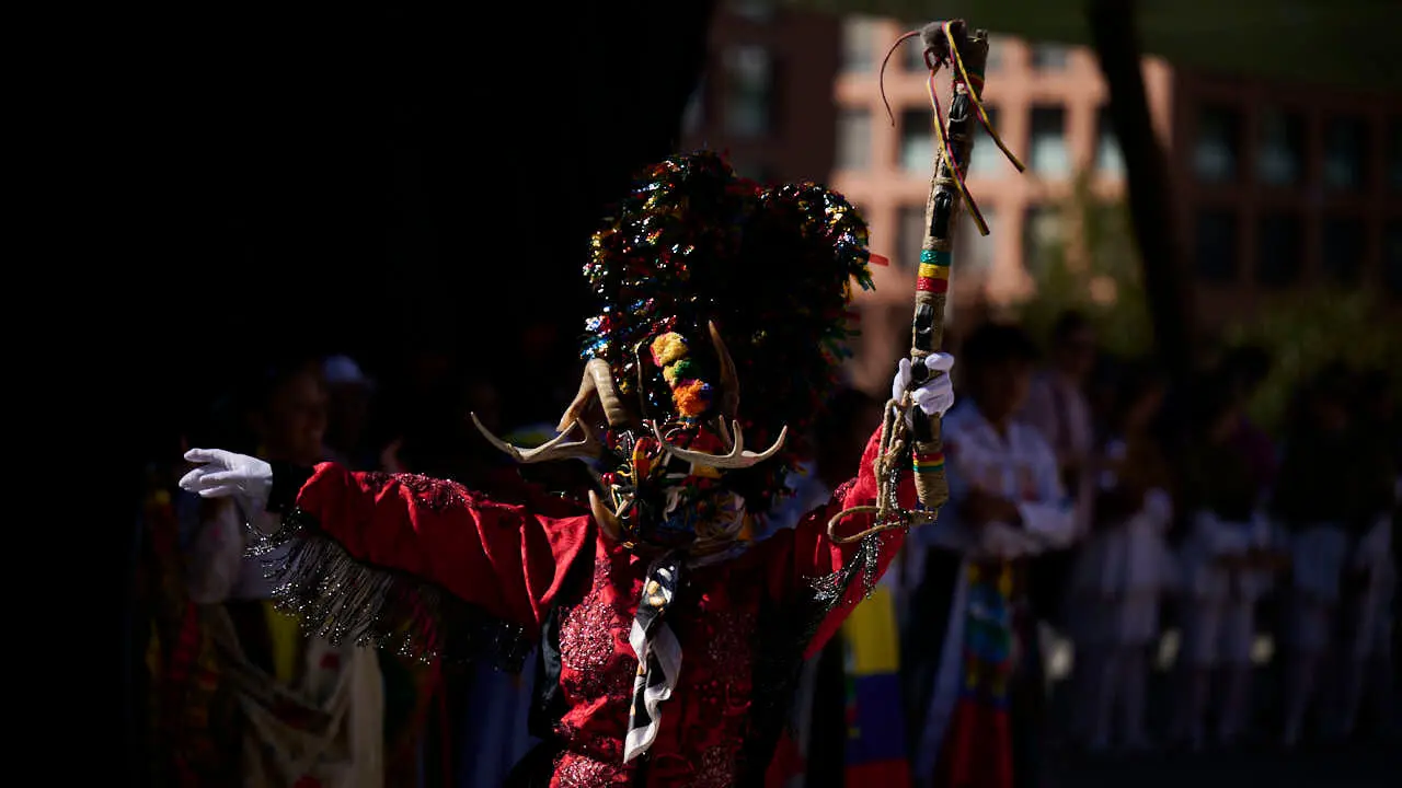 Festival intercultural de danza tradicional, organizado por Oberena dantza taldea. PABLO LASAOSA