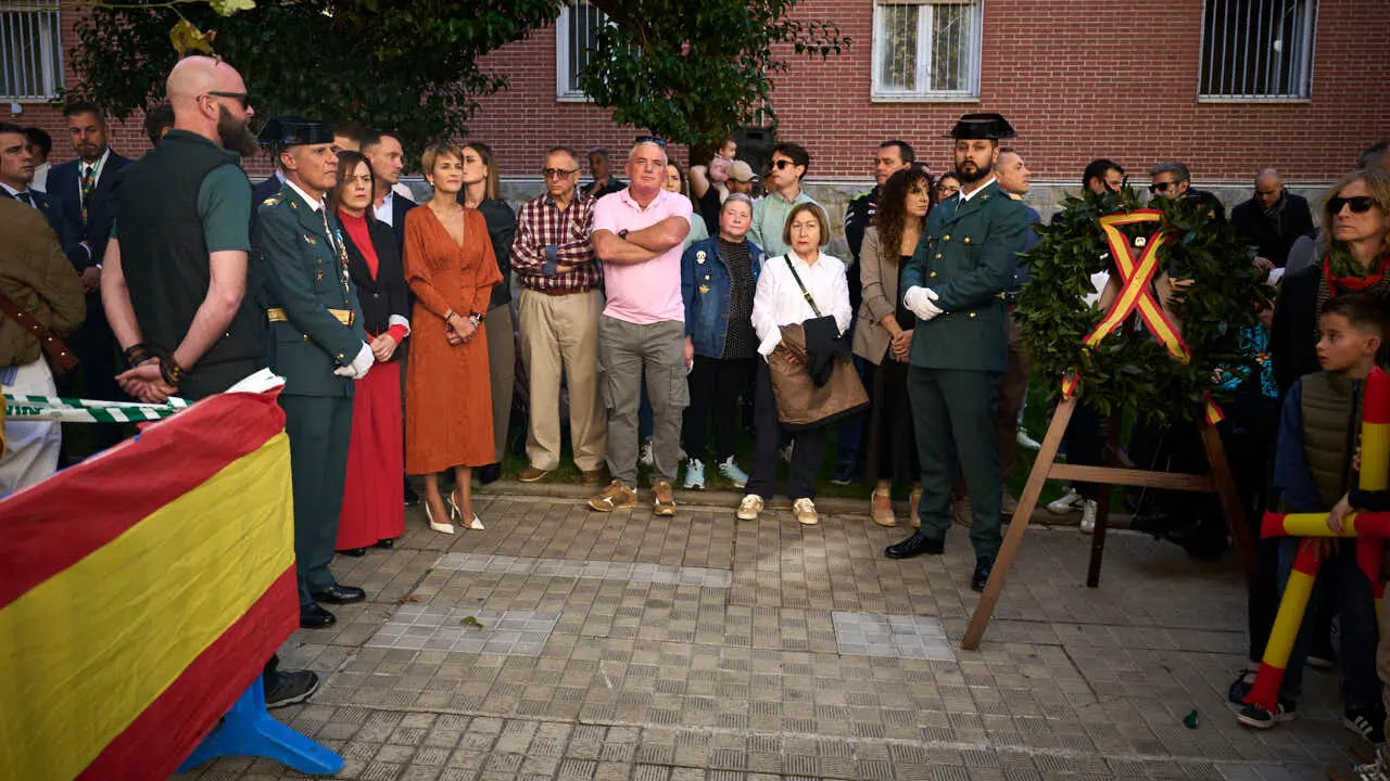 La Guardia Civil de Navarra celebra la festividad de su patrona la Virgen del Pilar. PABLO LASAOSA