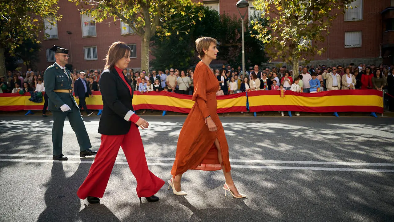 La Guardia Civil de Navarra celebra la festividad de su patrona la Virgen del Pilar. PABLO LASAOSA