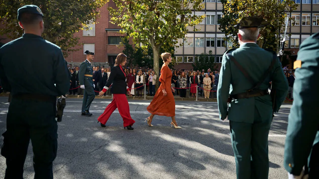 La Guardia Civil de Navarra celebra la festividad de su patrona la Virgen del Pilar. PABLO LASAOSA