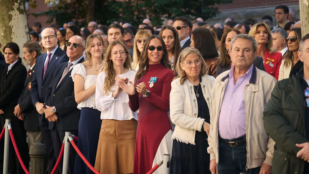 La Guardia Civil de Navarra celebra la festividad de su patrona la Virgen del Pilar. PABLO LASAOSA