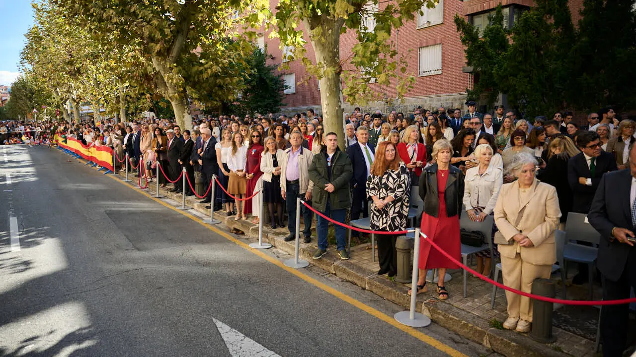 La Guardia Civil de Navarra celebra la festividad de su patrona la Virgen del Pilar. PABLO LASAOSA