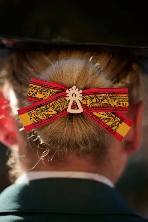 La Guardia Civil de Navarra celebra la festividad de su patrona la Virgen del Pilar. PABLO LASAOSA