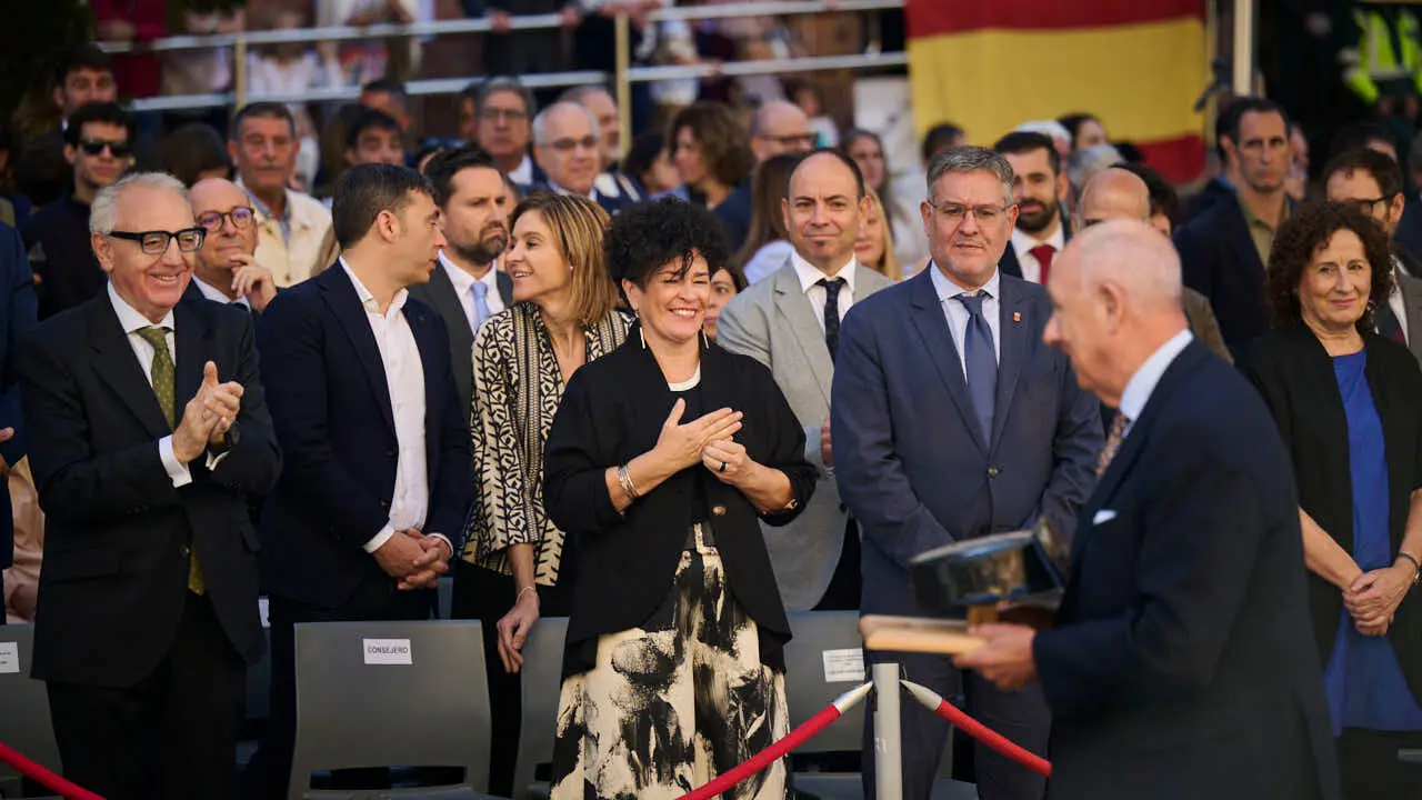 La Guardia Civil de Navarra celebra la festividad de su patrona la Virgen del Pilar. PABLO LASAOSA
