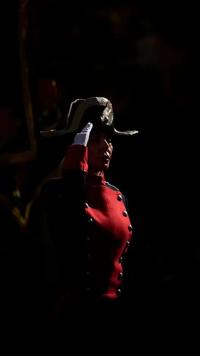 La Guardia Civil de Navarra celebra la festividad de su patrona la Virgen del Pilar. PABLO LASAOSA