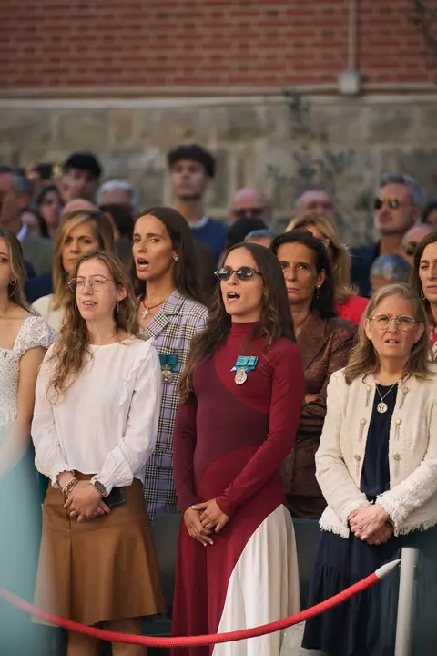 La Guardia Civil de Navarra celebra la festividad de su patrona la Virgen del Pilar. PABLO LASAOSA