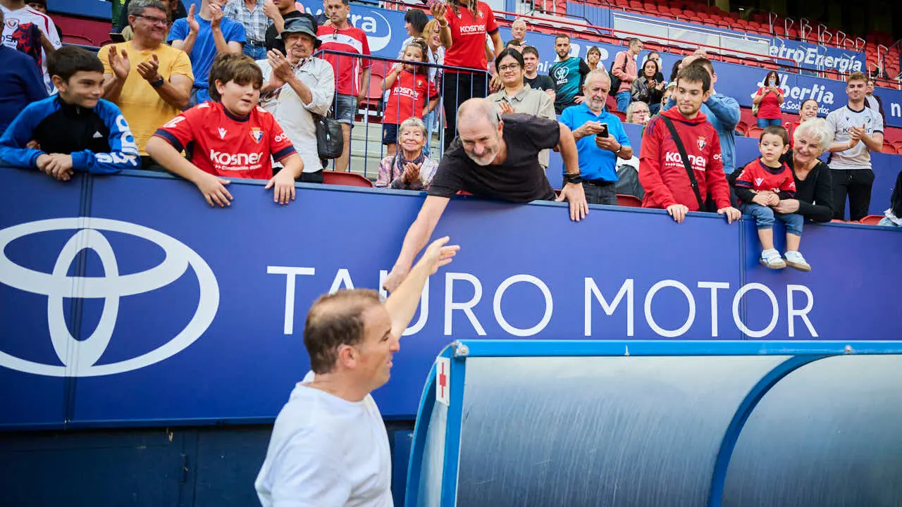 Presentaci&oacute;n de Jagoba Arrasate como nuevo entrenador de Osasuna. PABLO LASAOSA