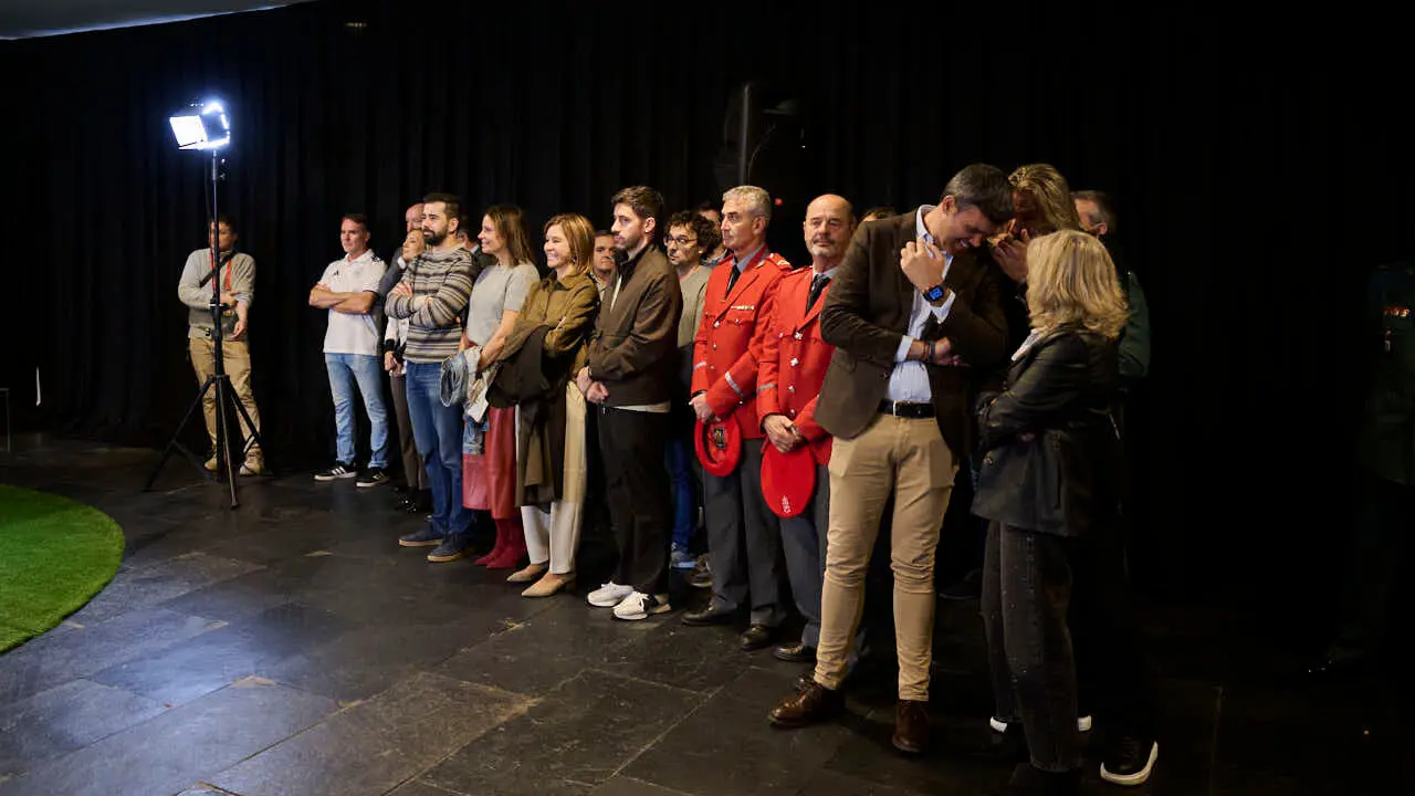Inauguraci&oacute;n de la exposici&oacute;n 'Reyes del Mundo', organizada por la Real Federaci&oacute;n Espa&ntilde;ola de F&uacute;tbol (RFEF) en Baluarte. PABLO LASAOSA