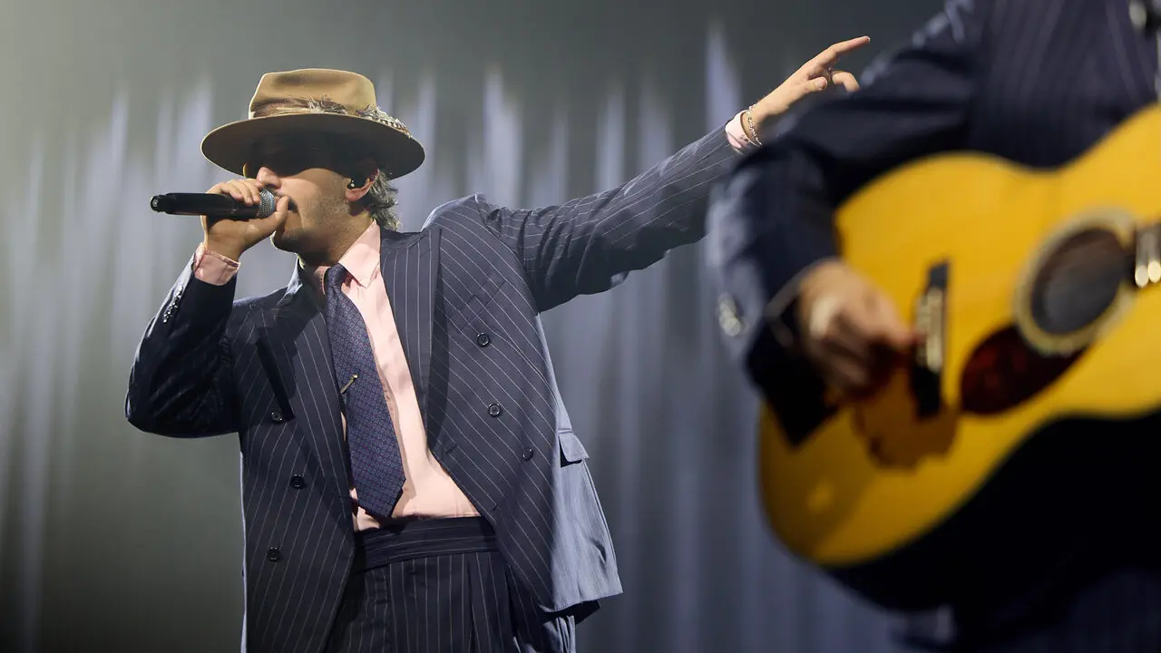 Concierto de Morat en el pabell&oacute;n Navarra Arena dentro de su gira Ya es ma&ntilde;ana Tour. I&Ntilde;IGO ALZUGARAY