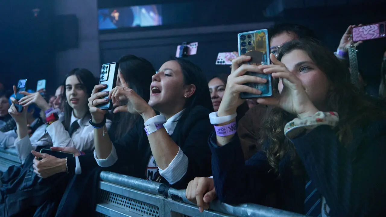 Concierto de Morat en el pabell&oacute;n Navarra Arena dentro de su gira Ya es ma&ntilde;ana Tour. I&Ntilde;IGO ALZUGARAY