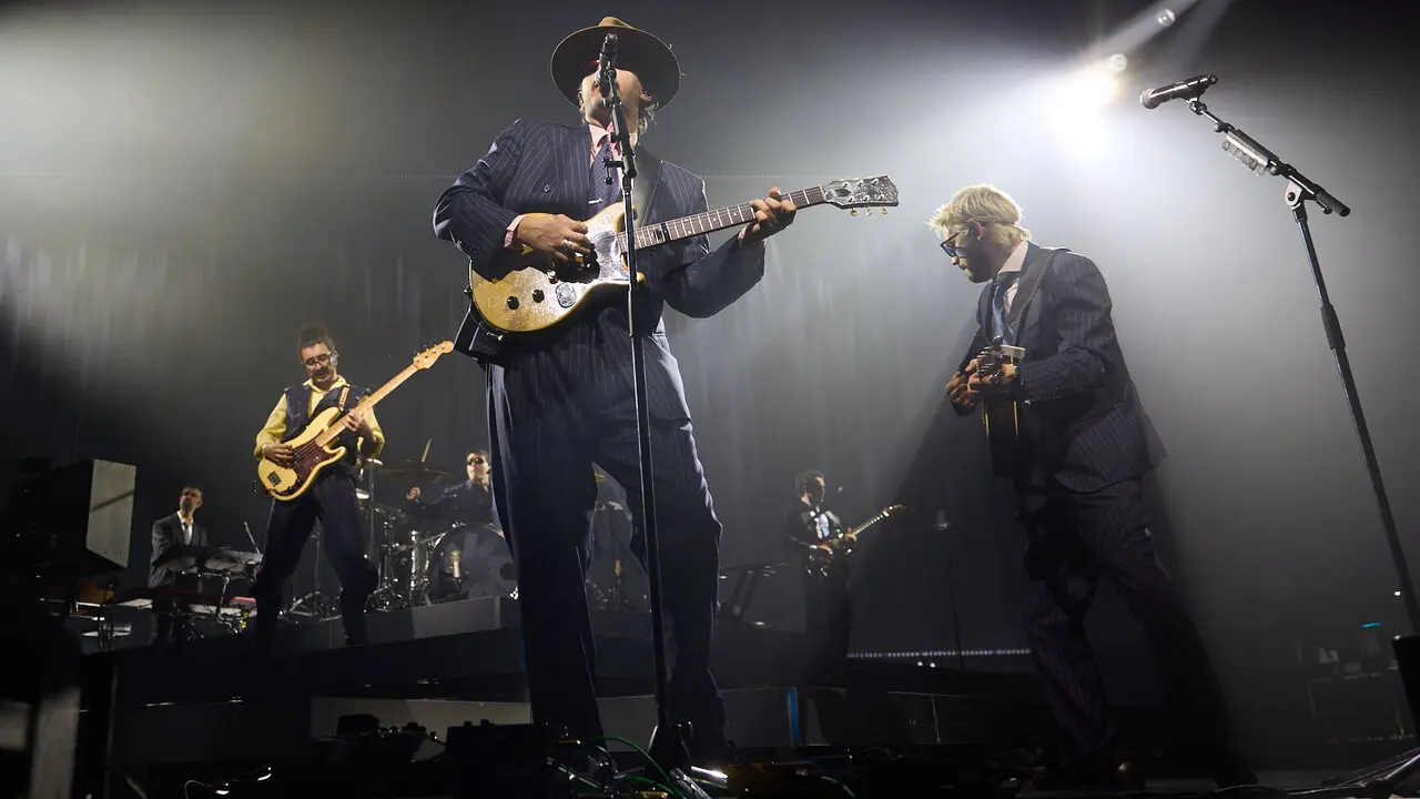 Concierto de Morat en el pabell&oacute;n Navarra Arena dentro de su gira Ya es ma&ntilde;ana Tour. I&Ntilde;IGO ALZUGARAY