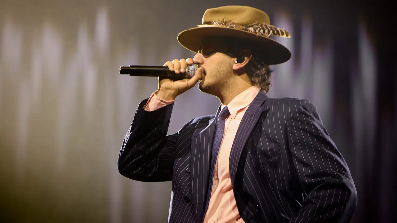 Concierto de Morat en el pabell&oacute;n Navarra Arena dentro de su gira Ya es ma&ntilde;ana Tour. I&Ntilde;IGO ALZUGARAY