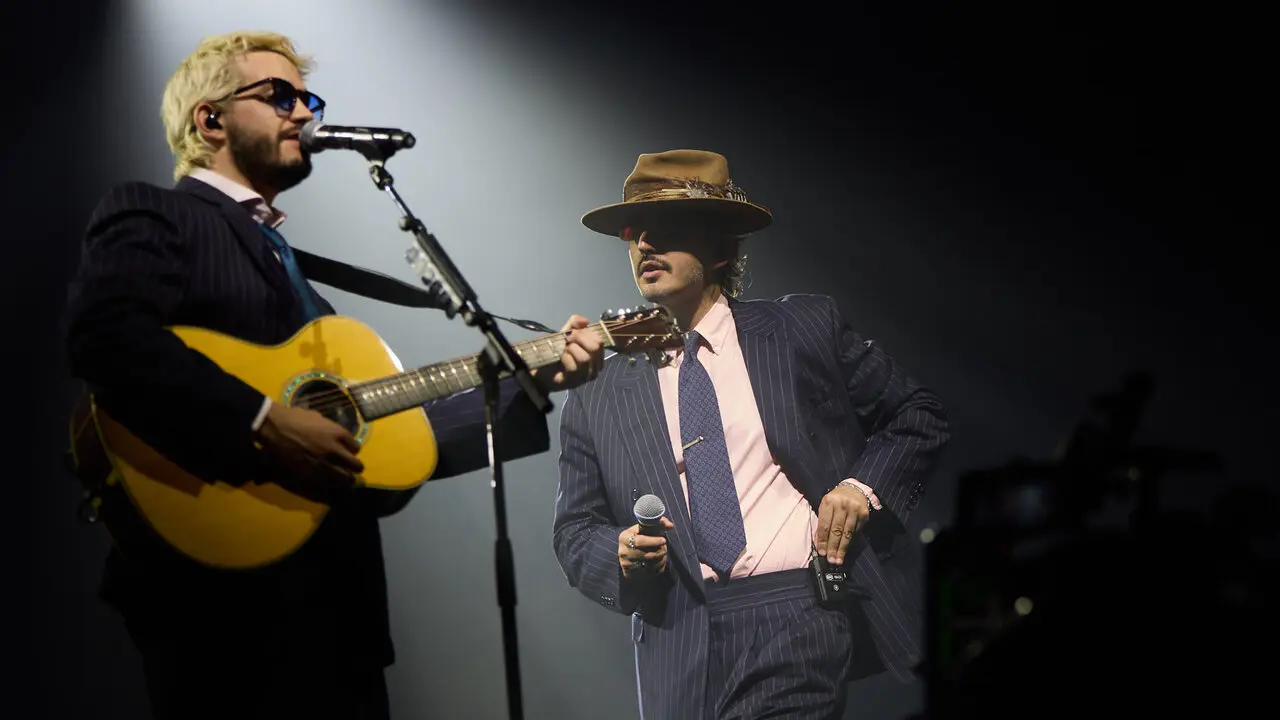 Concierto de Morat en el pabell&oacute;n Navarra Arena dentro de su gira Ya es ma&ntilde;ana Tour. I&Ntilde;IGO ALZUGARAY