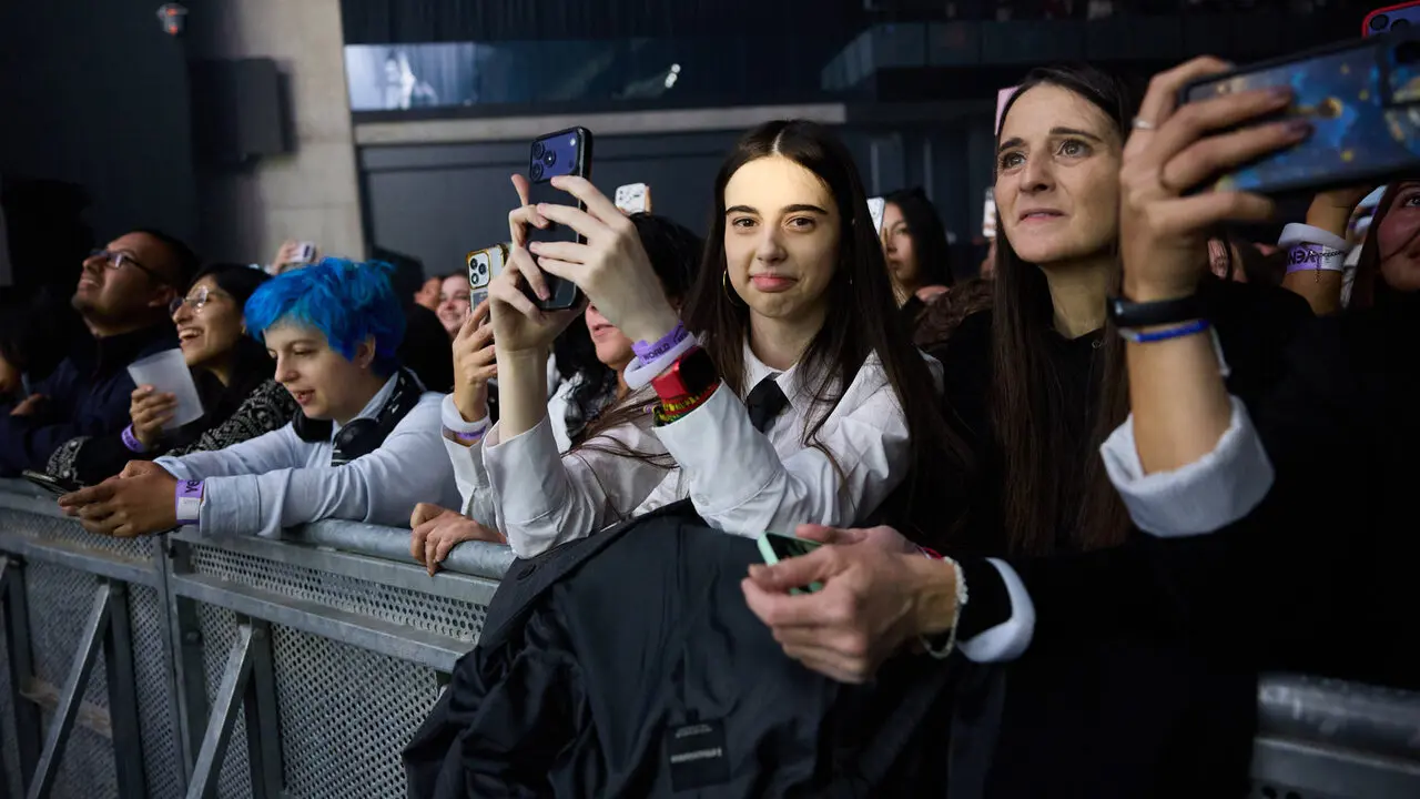Concierto de Morat en el pabell&oacute;n Navarra Arena dentro de su gira Ya es ma&ntilde;ana Tour. I&Ntilde;IGO ALZUGARAY
