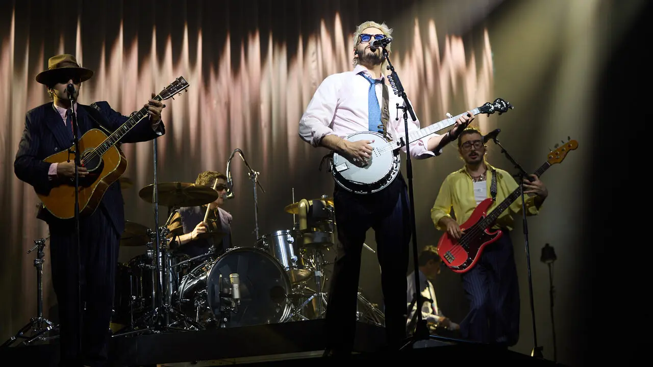 Concierto de Morat en el pabell&oacute;n Navarra Arena dentro de su gira Ya es ma&ntilde;ana Tour. I&Ntilde;IGO ALZUGARAY