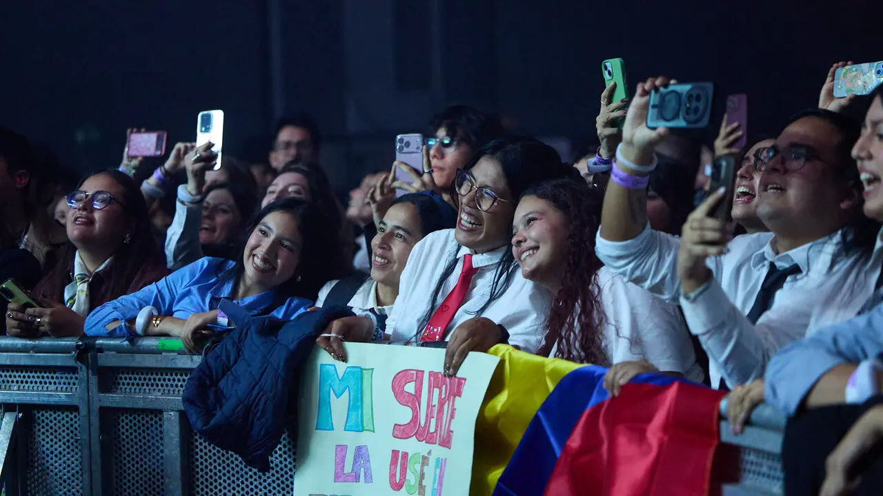 Concierto de Morat en el pabell&oacute;n Navarra Arena dentro de su gira Ya es ma&ntilde;ana Tour. I&Ntilde;IGO ALZUGARAY