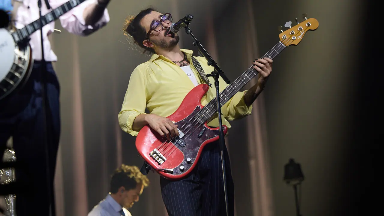 Concierto de Morat en el pabell&oacute;n Navarra Arena dentro de su gira Ya es ma&ntilde;ana Tour. I&Ntilde;IGO ALZUGARAY