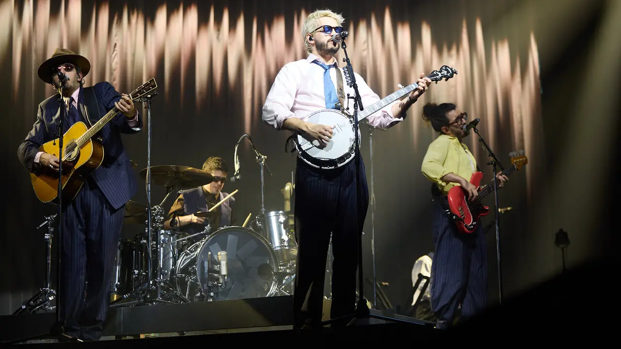 Concierto de Morat en el pabell&oacute;n Navarra Arena dentro de su gira Ya es ma&ntilde;ana Tour. I&Ntilde;IGO ALZUGARAY