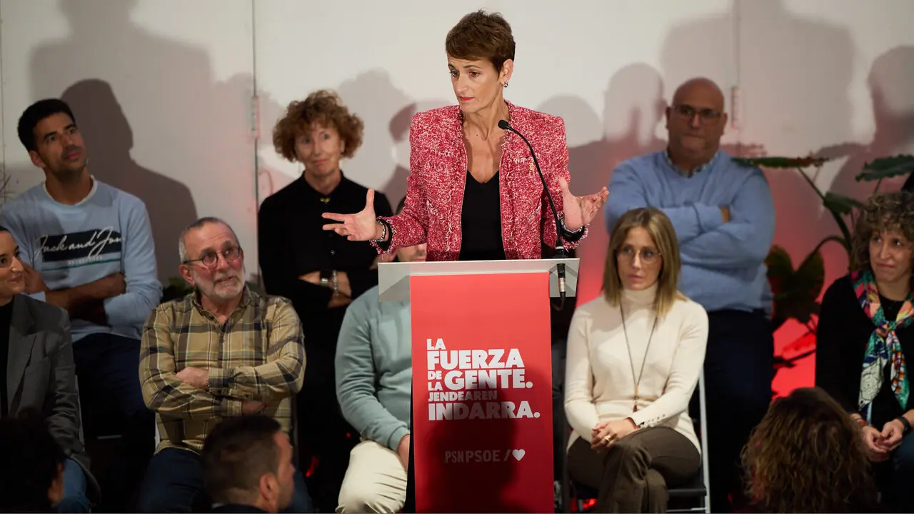 El PSN-PSOE presenta sus candidaturas a las pr&oacute;ximas elecciones generales en un acto en el que interviene la secretaria general del PSN-PSOE, Mar&iacute;a Chivite, la candidata al Congreso, Elma Saiz y el candidato al Senado, &Aacute;ngel Mole&oacute;n. NAVARRA.COM