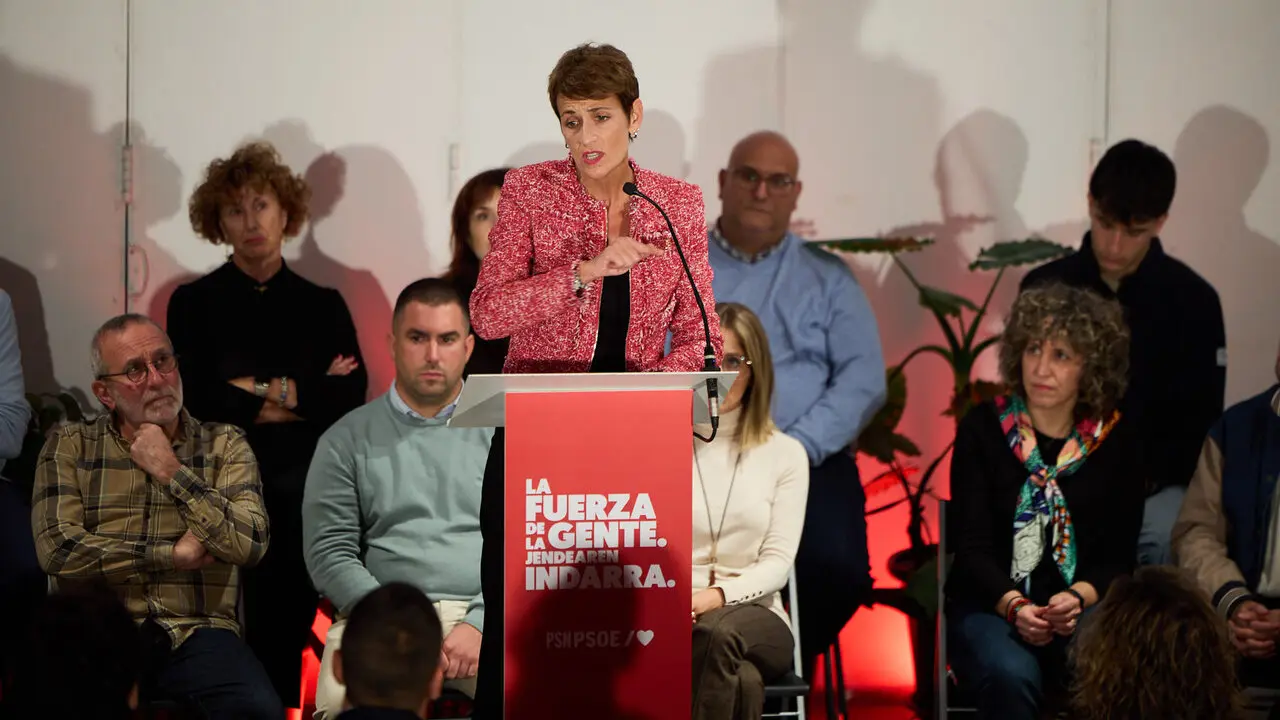 El PSN-PSOE presenta sus candidaturas a las pr&oacute;ximas elecciones generales en un acto en el que interviene la secretaria general del PSN-PSOE, Mar&iacute;a Chivite, la candidata al Congreso, Elma Saiz y el candidato al Senado, &Aacute;ngel Mole&oacute;n. NAVARRA.COM
