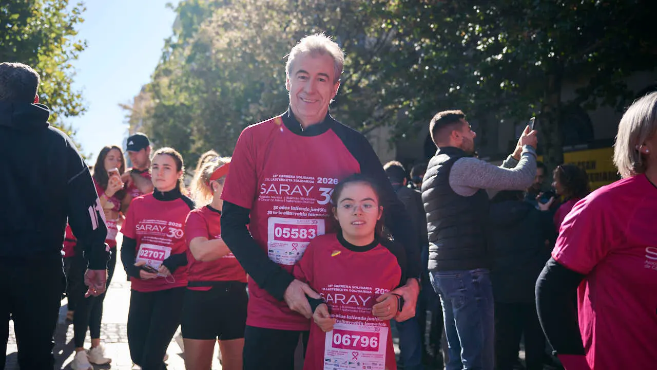 XV Carrera solidaria contra el c&aacute;ncer de mama organizada por Saray. PABLO LASAOSA