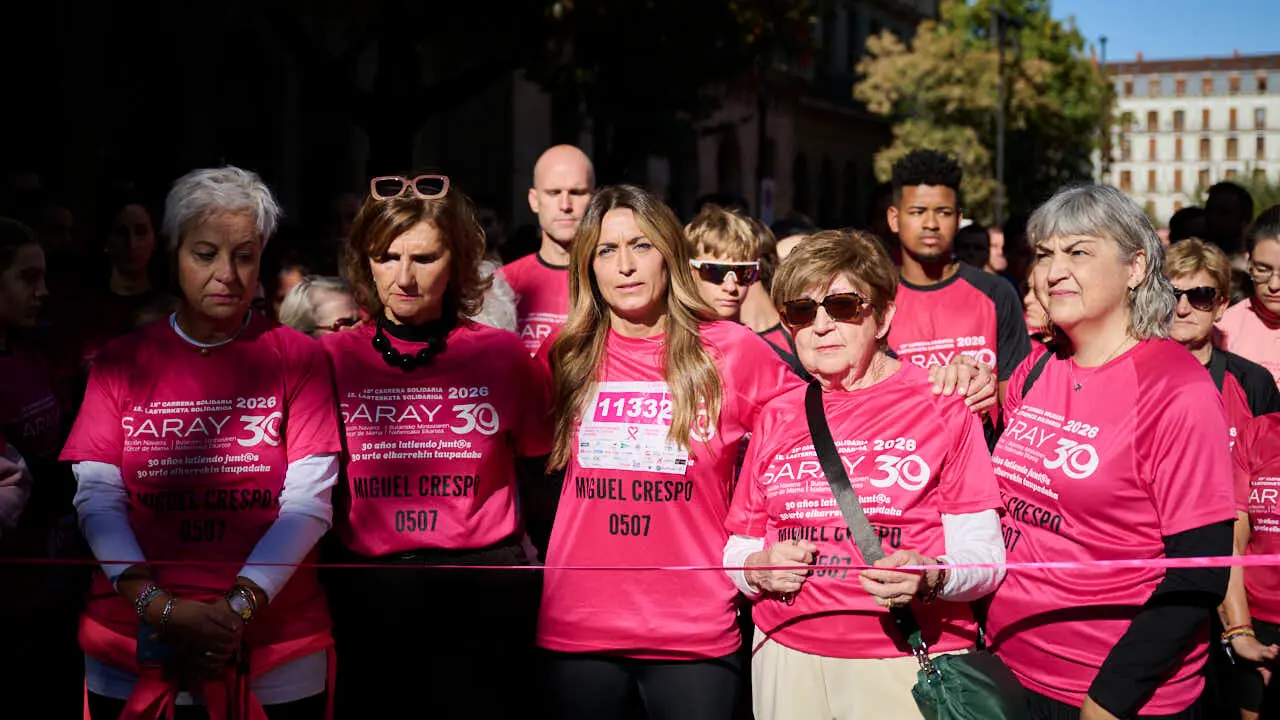 XV Carrera solidaria contra el c&aacute;ncer de mama organizada por Saray. PABLO LASAOSA