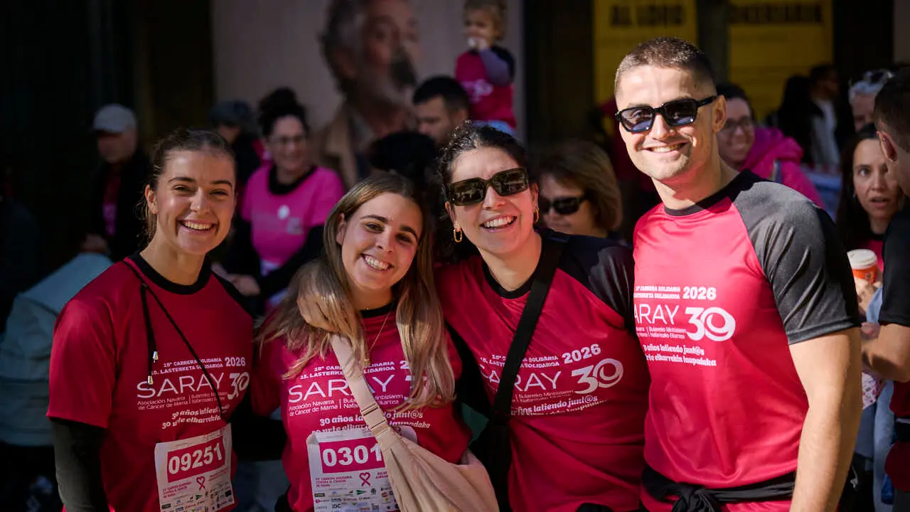 XV Carrera solidaria contra el c&aacute;ncer de mama organizada por Saray. PABLO LASAOSA