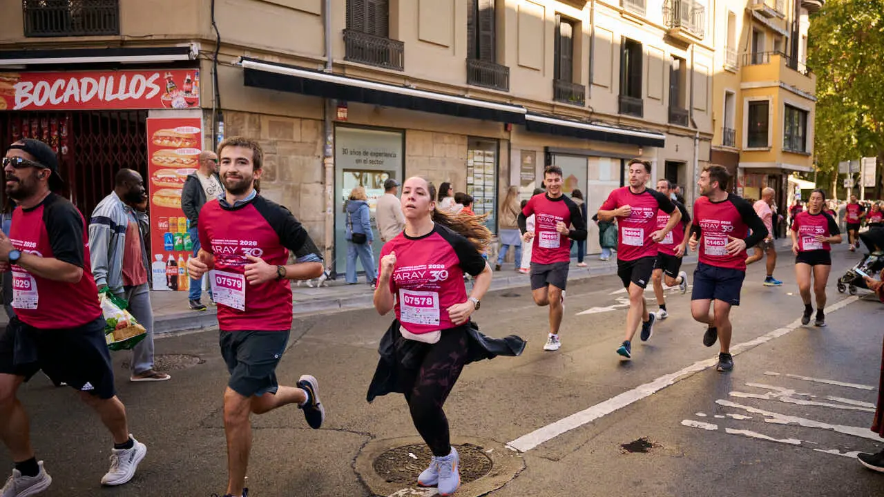 XV Carrera solidaria contra el c&aacute;ncer de mama organizada por Saray. PABLO LASAOSA