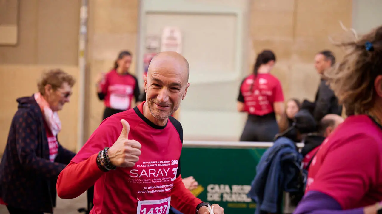 XV Carrera solidaria contra el c&aacute;ncer de mama organizada por Saray. PABLO LASAOSA