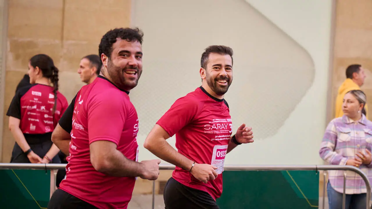 XV Carrera solidaria contra el c&aacute;ncer de mama organizada por Saray. PABLO LASAOSA