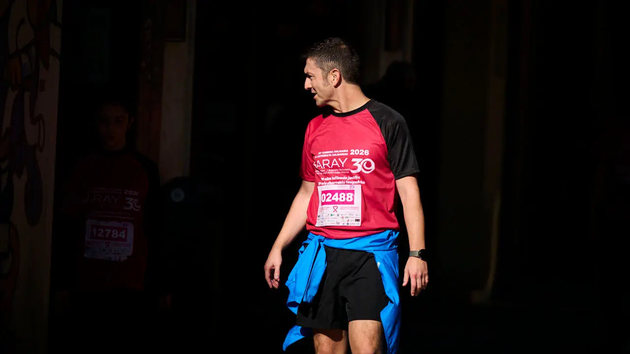 XV Carrera solidaria contra el c&aacute;ncer de mama organizada por Saray. PABLO LASAOSA