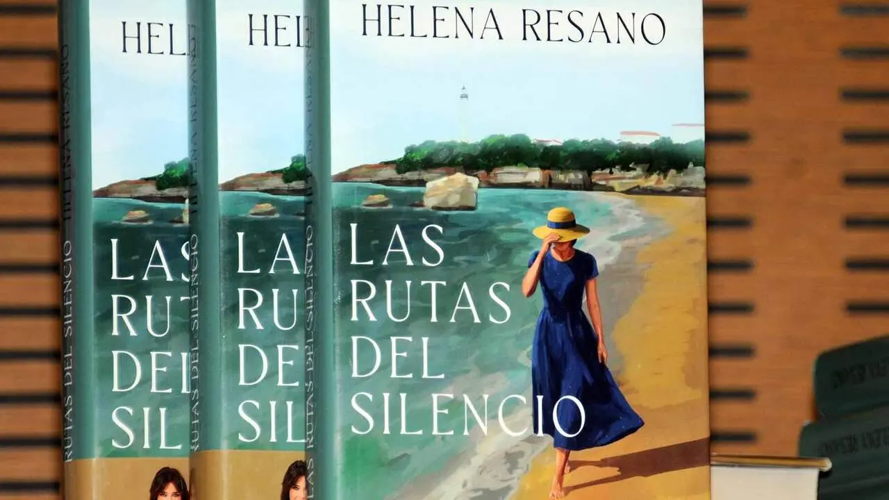 La conocida periodista navarra Helena Resano en la sexta edici&oacute;n del Festival Literario Mi Pueblo Lee, celebrado en Marcilla. AMAYA LUQUI (5)