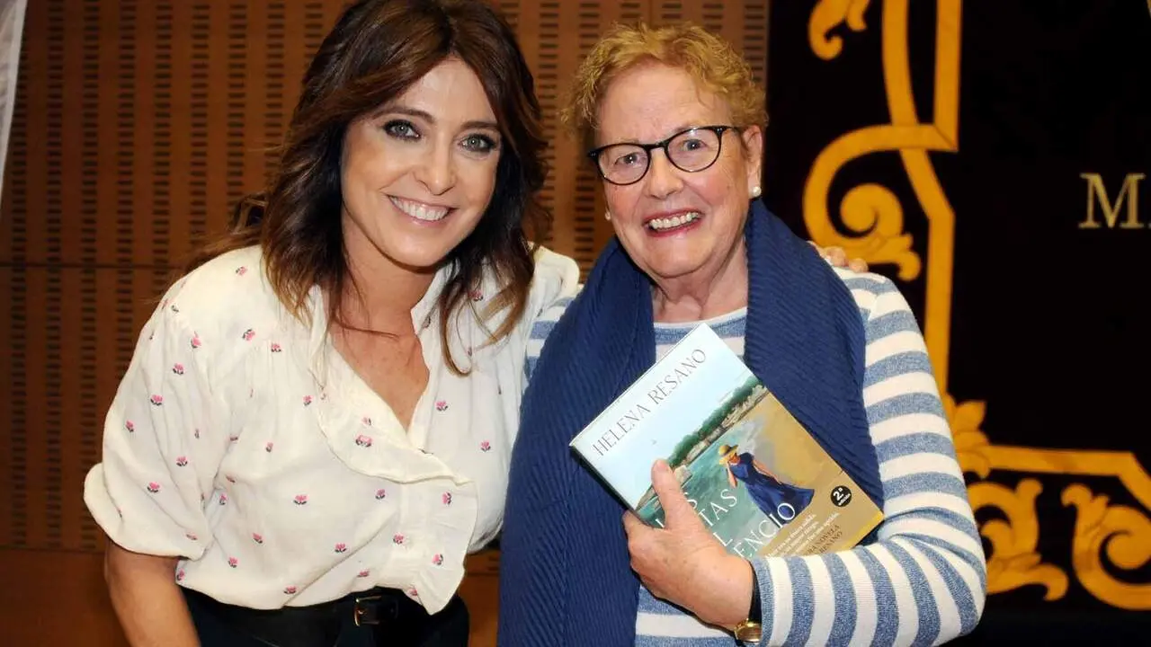 La conocida periodista navarra Helena Resano en la sexta edici&oacute;n del Festival Literario Mi Pueblo Lee, celebrado en Marcilla. AMAYA LUQUI (25)