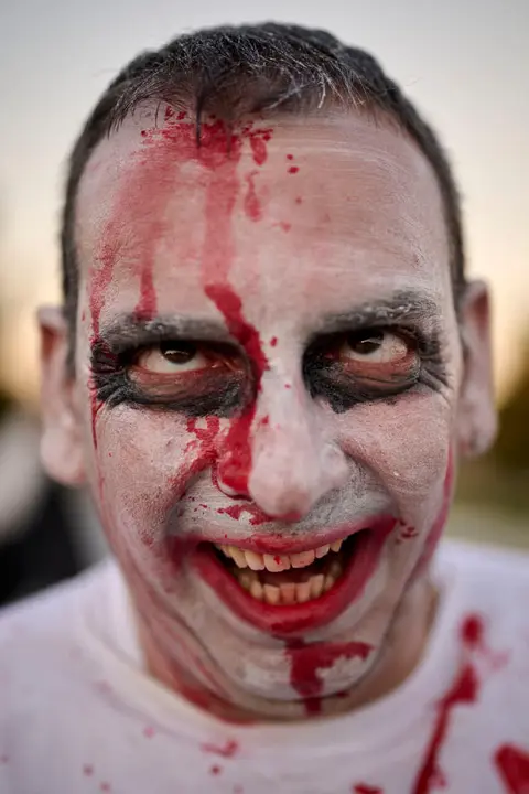 Celebraci&oacute;n de Halloween en Sarriguren. PABLO LASAOSA