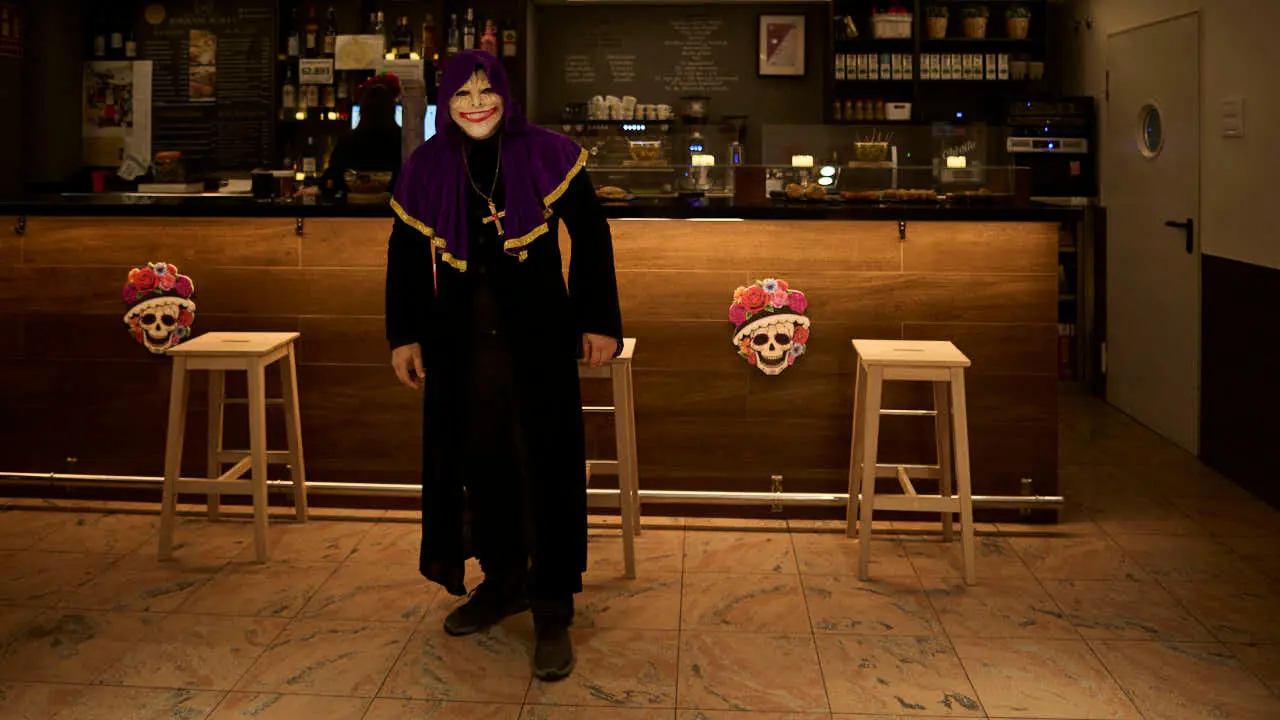 Celebraci&oacute;n de Halloween en Sarriguren. PABLO LASAOSA