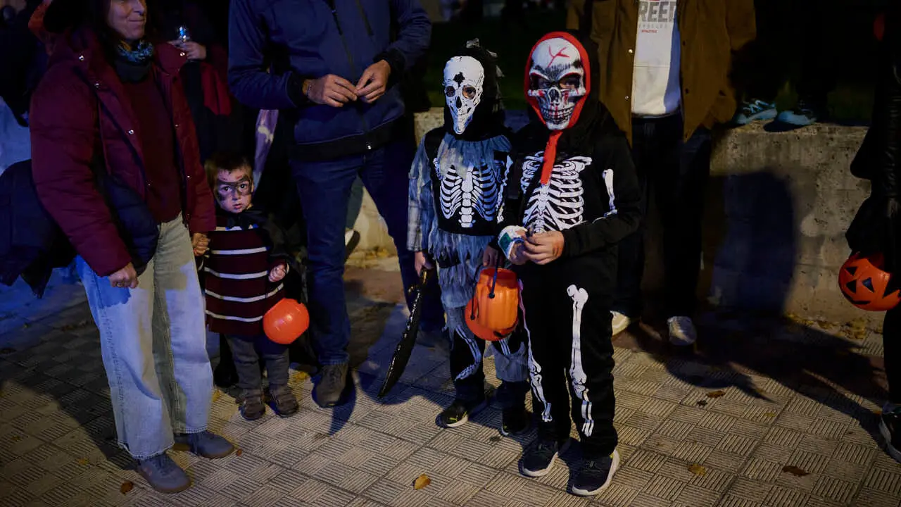 Celebraci&oacute;n de Halloween en Sarriguren. PABLO LASAOSA